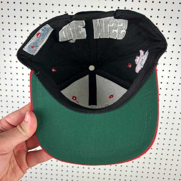 Ole Miss Rebels Snapback Hat NWT Vintage 90s Colonel Reb Korea Cap Boy BLOCK - Picture 6 of 7